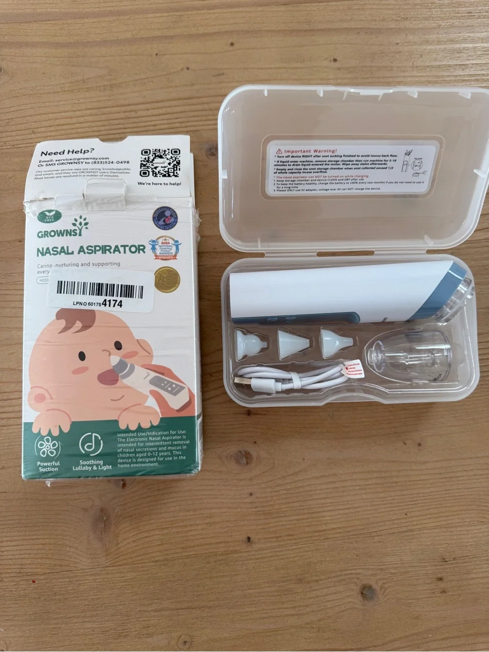 New Grownsy Electric Nasal Aspirator - new